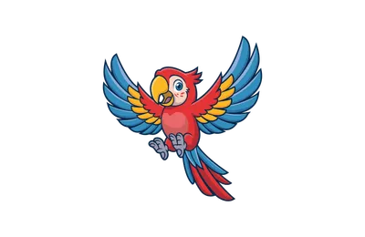 Polly the parrot mascot